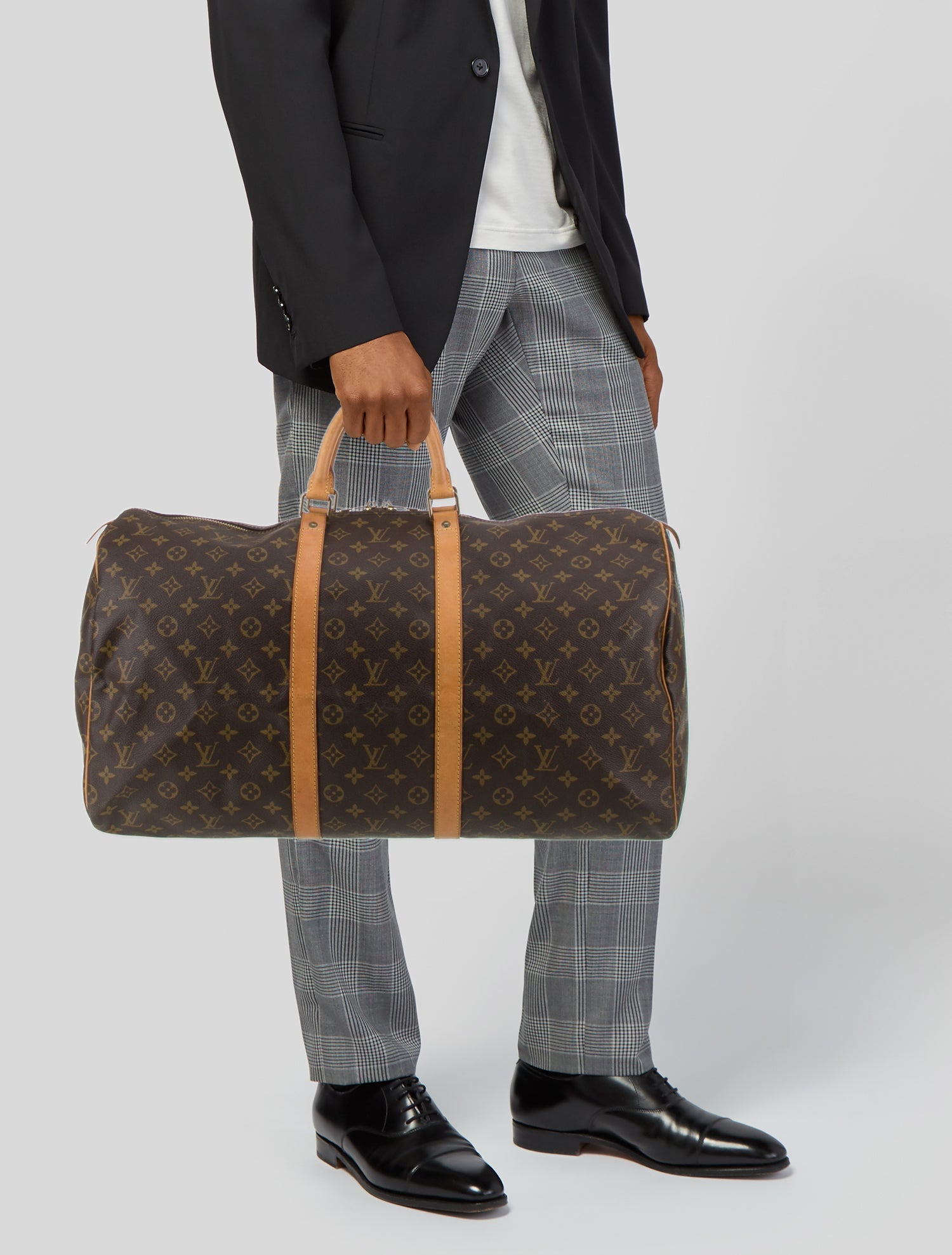 Louis Vuitton LV Monogram Keepall 55 Vintage